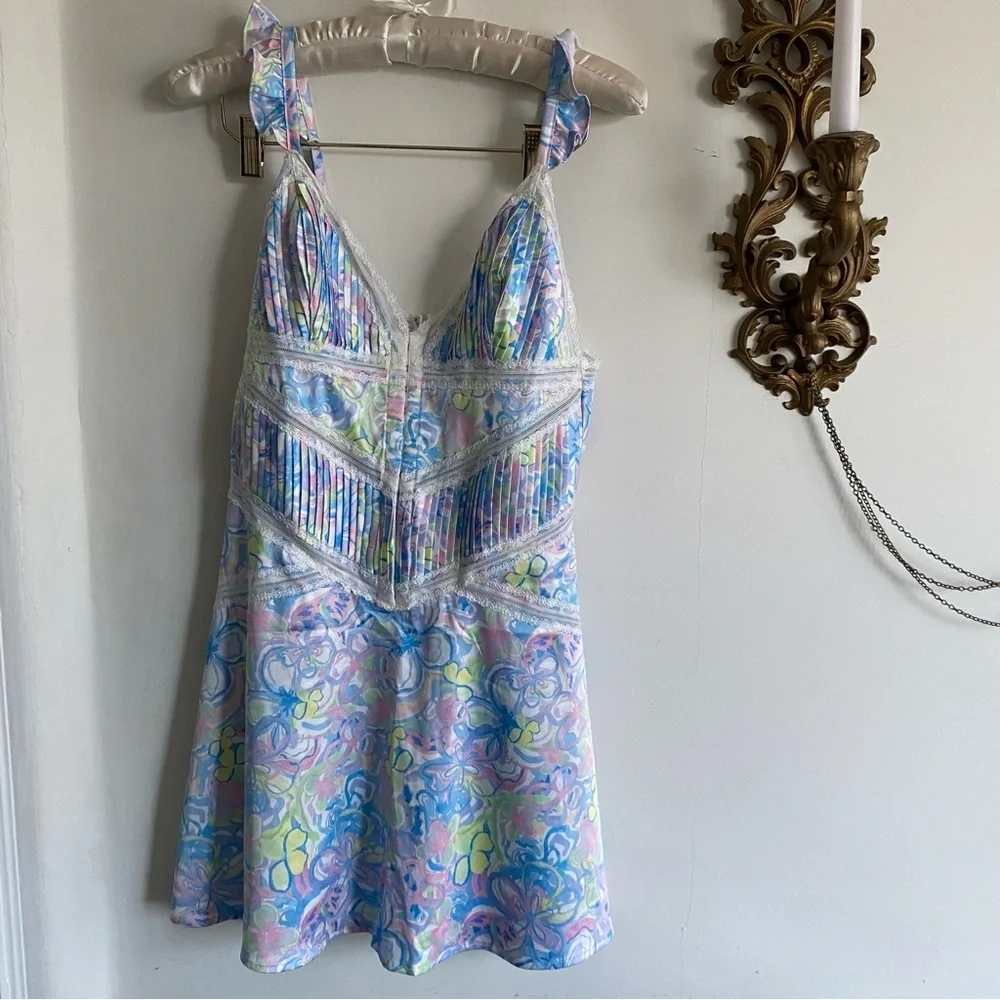 FOR LOVE & LEMONS FLORAL SLIP DRESS - Picture 2 of 12